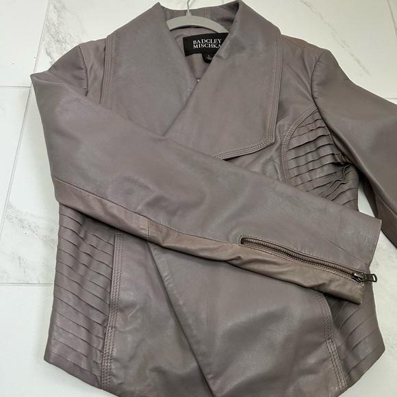 Vintage BADGLEY MISCHKA waterfall leather jacket - Picture 6 of 16